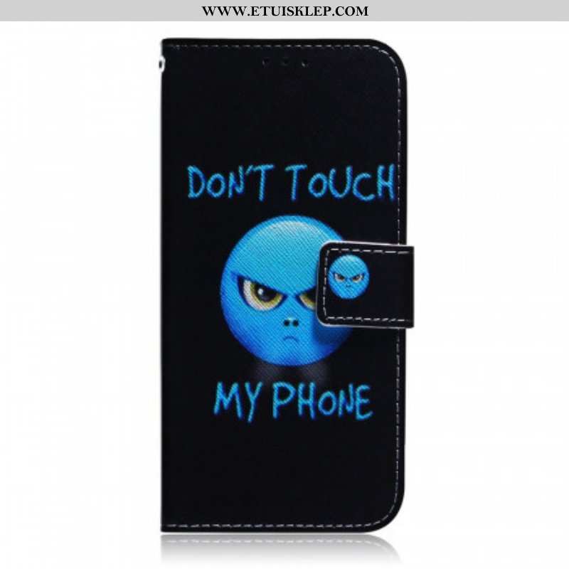 Etui Folio do Samsung Galaxy M32 Telefon Z Emotikonami